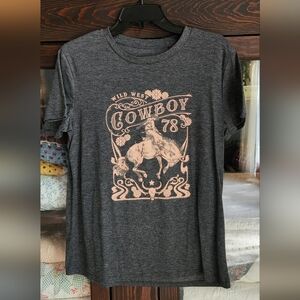 Wild West Cowboy Graphic T-Shirt